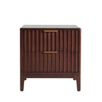 Elena Bedside Table - Mahogany - DUSK