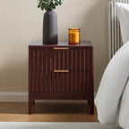 Elena Bedside Table - Mahogany - DUSK