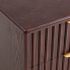 Elena Bedside Table - Mahogany - DUSK