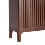 Elena Wood Veneer Shoe Storage Unit - Walnut - DUSK