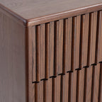 Elena Wood Veneer Shoe Storage Unit - Walnut - DUSK