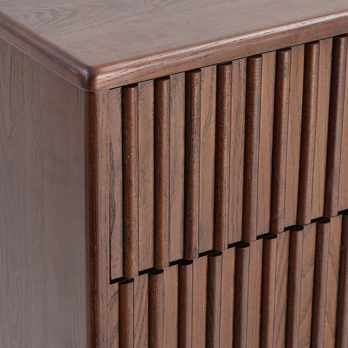 Elena Wood Veneer Shoe Storage Unit - Walnut - DUSK