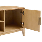 Elena Wood Veneer TV Unit - Light Wood - DUSK