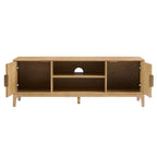 Elena Wood Veneer TV Unit - Light Wood - DUSK
