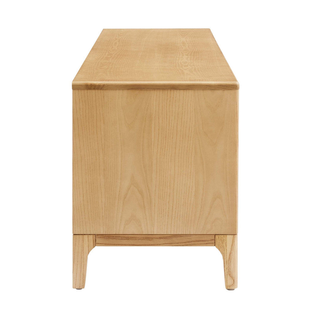 Elena Wood Veneer TV Unit - Light Wood - DUSK