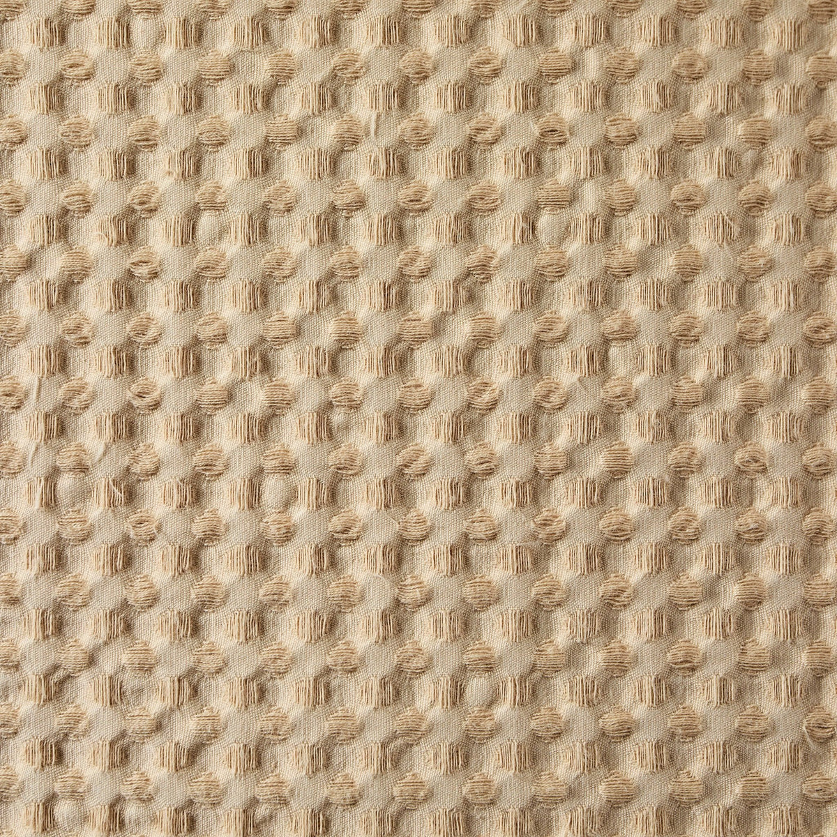 Eleni Cotton Waffle Stonewash Cushion Cover - Natural - DUSK