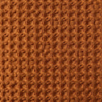 Eleni Cotton Waffle Stonewash Cushion Cover - Orange - DUSK