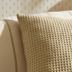 Eleni Cotton Waffle Stonewash Sofa Cushion Cover - Natural - DUSK