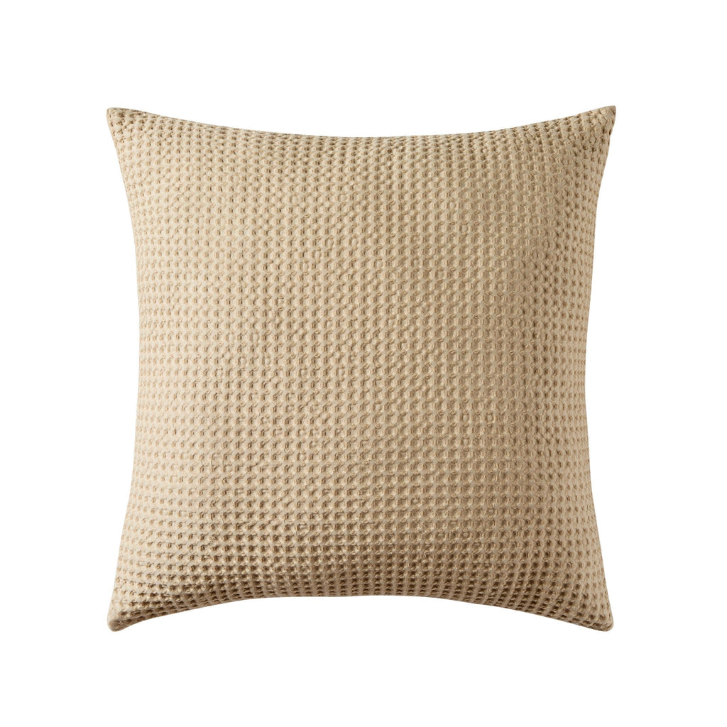 Eleni Cotton Waffle Stonewash Sofa Cushion Cover - Natural - DUSK