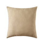 Eleni Cotton Waffle Stonewash Sofa Cushion Cover - Natural - DUSK