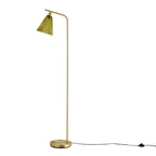 Ella Glass Conical Striped Floor Lamp - Green - DUSK