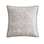 Embroidered Bird Cushion Cover - Cloud Grey - DUSK