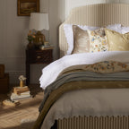 Emer Scallop Edge Reactive Glaze Table Lamp - Brown/White - DUSK
