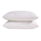 Emily 100% Cotton Broderie Anglaise Duvet Cover & Pillowcase Set - White - DUSK