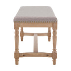 Emley Bench - Natural Chevron - DUSK