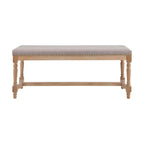 Emley Bench - Natural Chevron - DUSK
