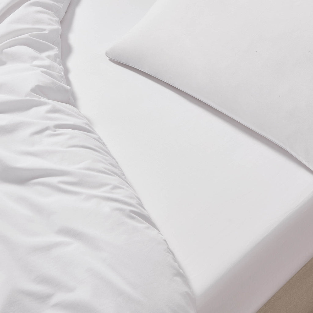 Everly 1200 Thread Count Fitted Sheet - White - DUSK