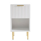 Evie 1 Drawer Nightstand - Warm White - DUSK