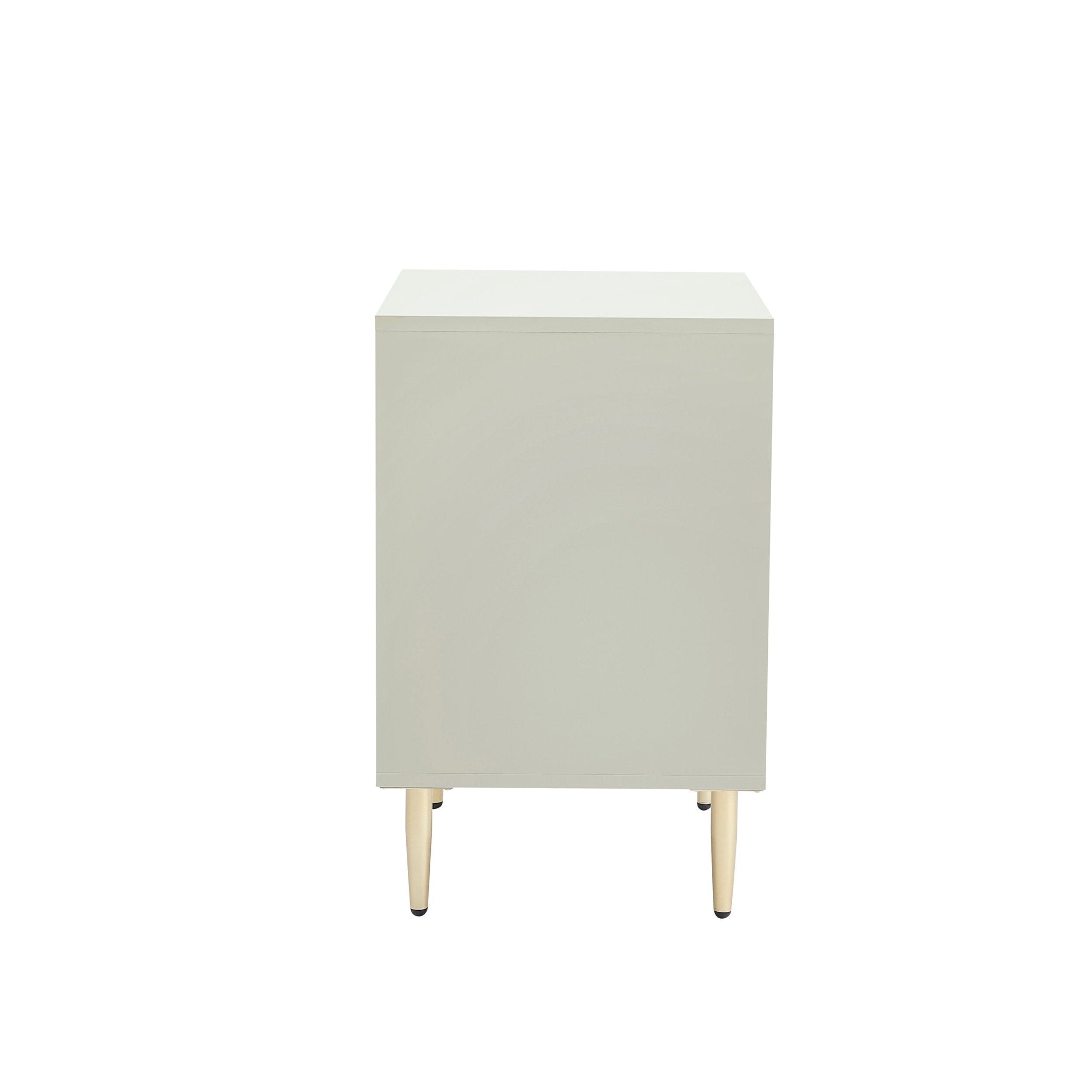Evie 2 Drawer Bedside Table - Sage Green - DUSK