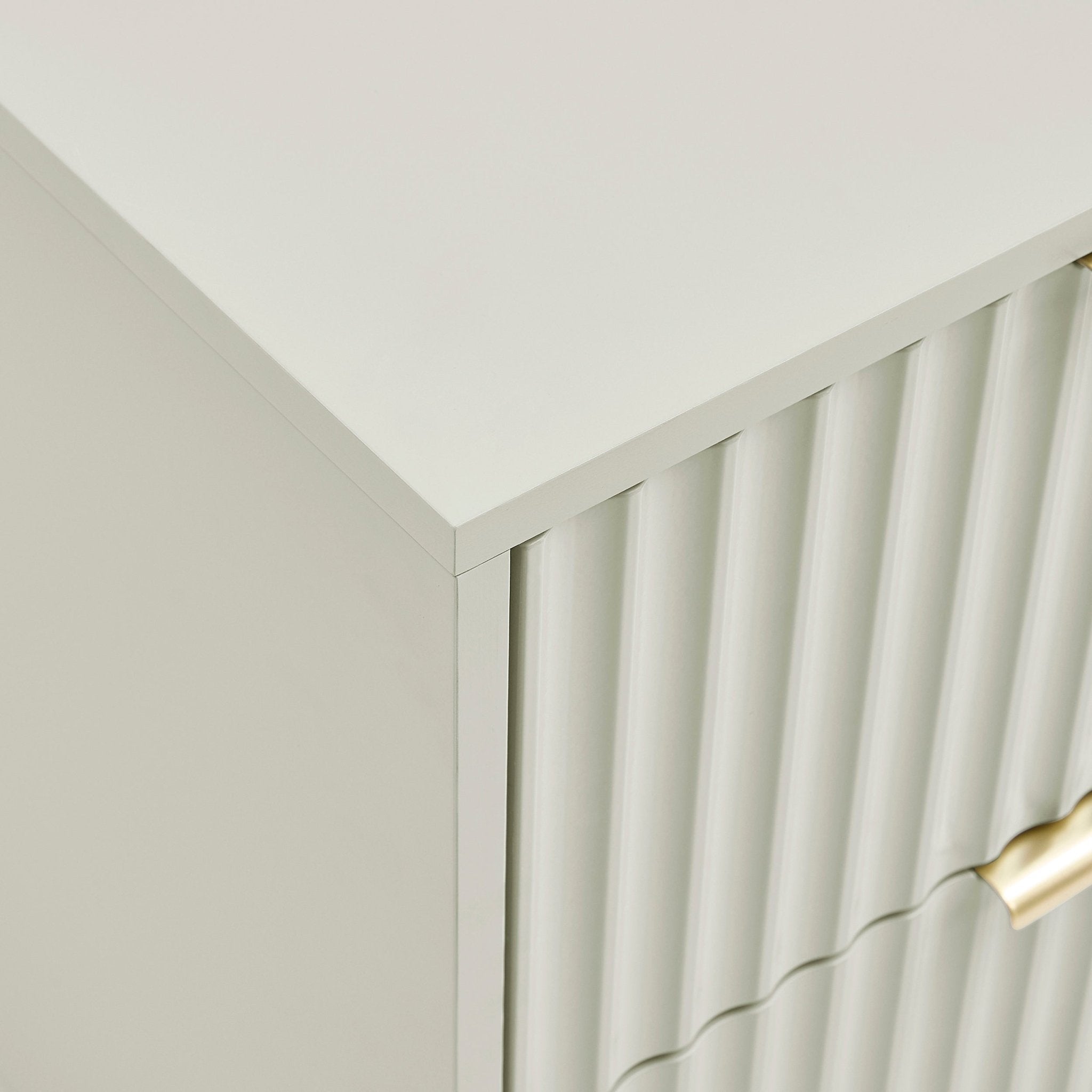 Evie 2 Drawer Bedside Table - Sage Green - DUSK