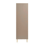 Evie 3 Door Wardrobe with Drawers - Taupe - DUSK