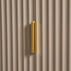 Evie 3 Door Wardrobe with Drawers - Taupe - DUSK