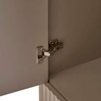 Evie 3 Door Wardrobe with Drawers - Taupe - DUSK