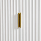 Evie 3 Door Wardrobe with Drawers - Warm White - DUSK