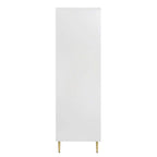 Evie 3 Door Wardrobe with Drawers - Warm White - DUSK