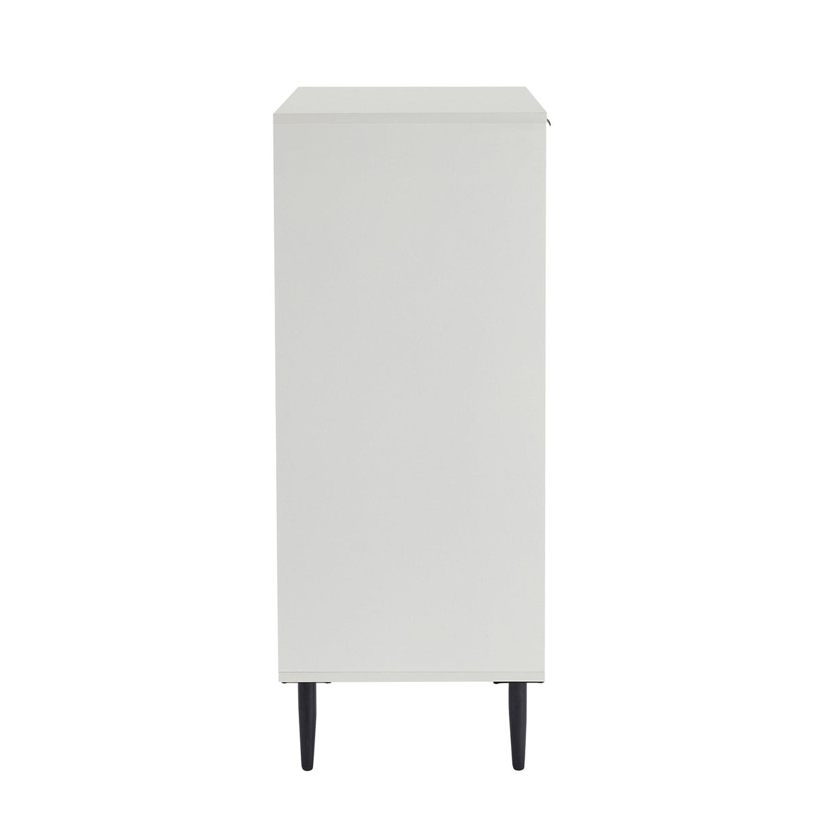 Evie 5 Drawer Chest - White/Wood Effect - DUSK