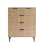 Evie 5 Drawer Chest - Wood Effect - DUSK