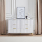 Evie 6 Drawer Chest - Warm White - DUSK