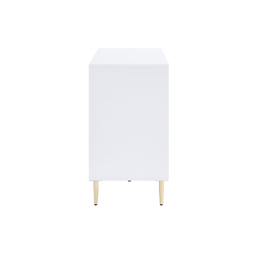 Evie 6 Drawer Chest - Warm White - DUSK