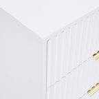 Evie 6 Drawer Chest - Warm White - DUSK