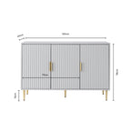 Evie Large Sideboard - Black - DUSK