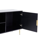Evie TV Stand - Black - DUSK