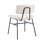 Fearne Set of 2 Dining Chairs - Ivory Chenille - DUSK
