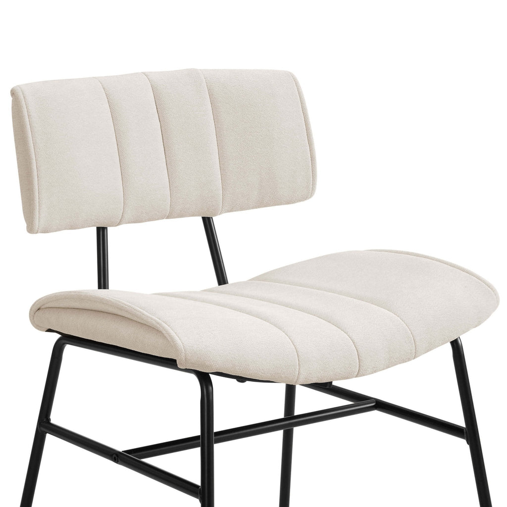 Fearne Set of 2 Dining Chairs - Ivory Chenille - DUSK