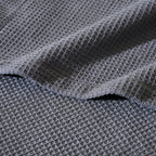 Fiji Waffle Cotton Robe - Charcoal - DUSK