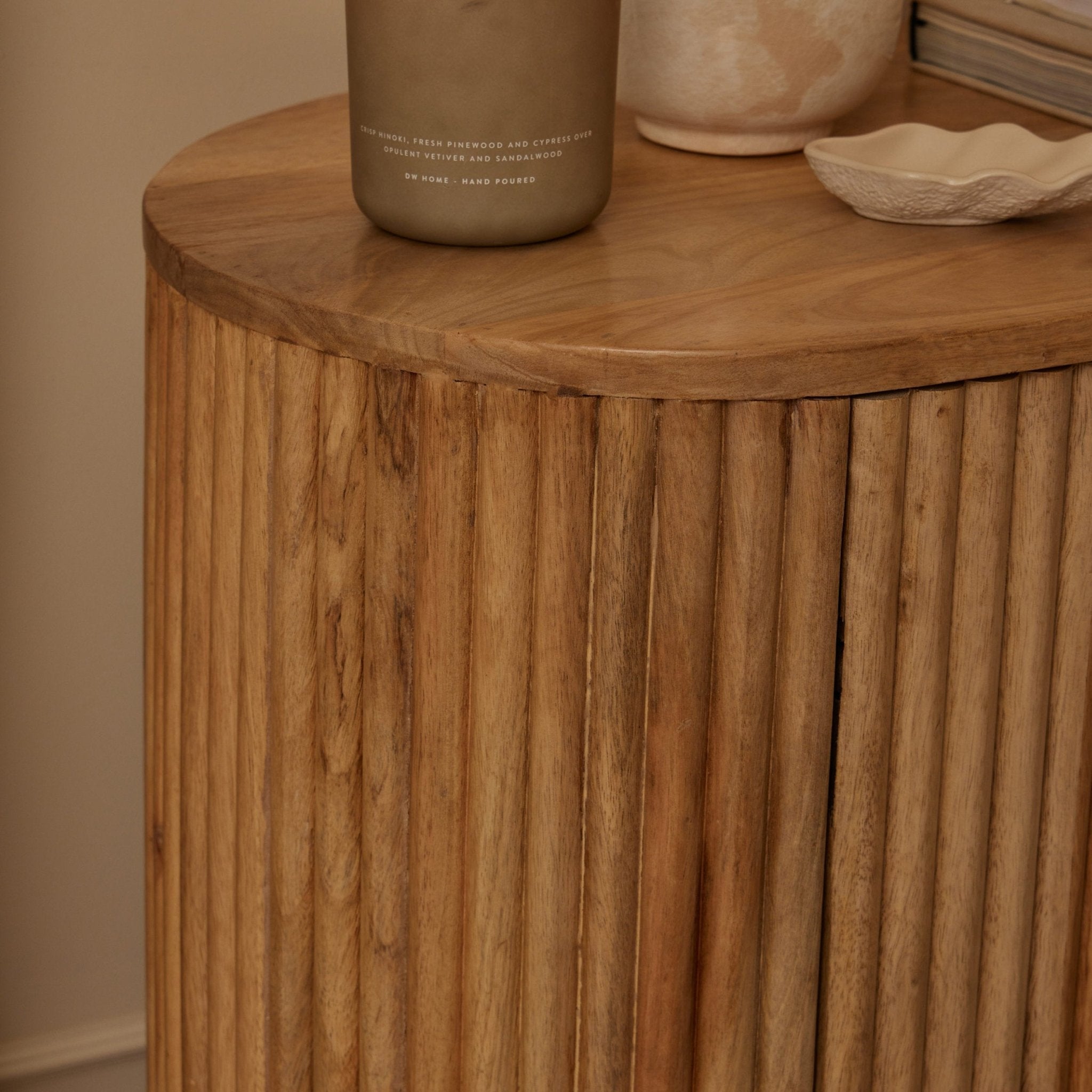 Finley Mango Wood 2 Door Sideboard - Natural - DUSK