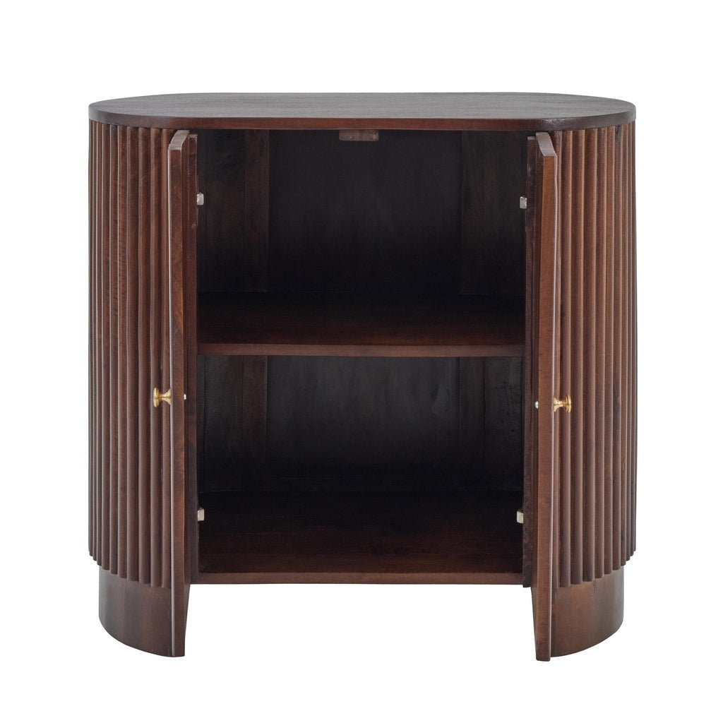 Finley Mango Wood 2 Door Sideboard - Walnut - DUSK