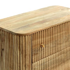 Finley Mango Wood 3 Drawer Chest - Natural - DUSK