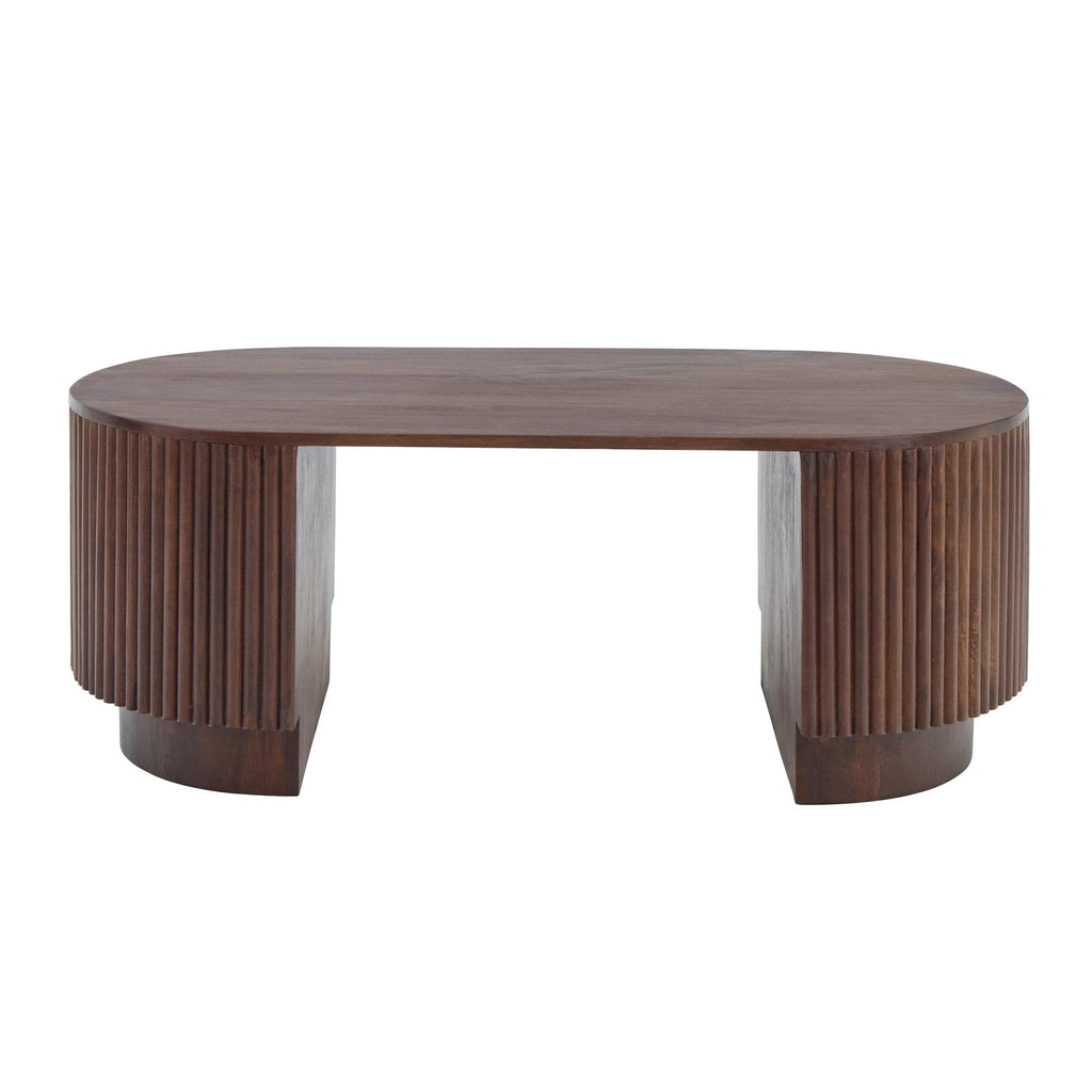 Finley Mango Wood Coffee Table - Walnut - DUSK