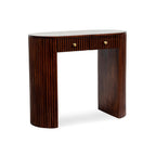 Finley Mango Wood Dressing Table Console - Walnut - DUSK
