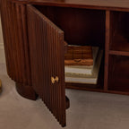 Finley Mango Wood Tv Unit for Tv Unit TVs up to 55" - Walnut - DUSK