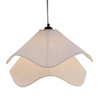 Fleur Fabric Layered Petal Ceiling Shade - White - DUSK