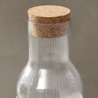 Gatsby Ripple Glass 1L Carafe - Clear - DUSK