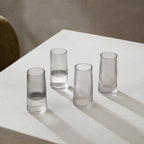 Gatsby Set of 4 Ripple Glass Highballs - Smoked - DUSK