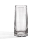 Gatsby Set of 4 Ripple Glass Highballs - Smoked - DUSK