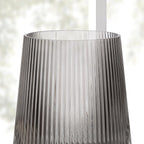 Gatsby Set of 4 Ripple Glass Tumblers - Smoked - DUSK